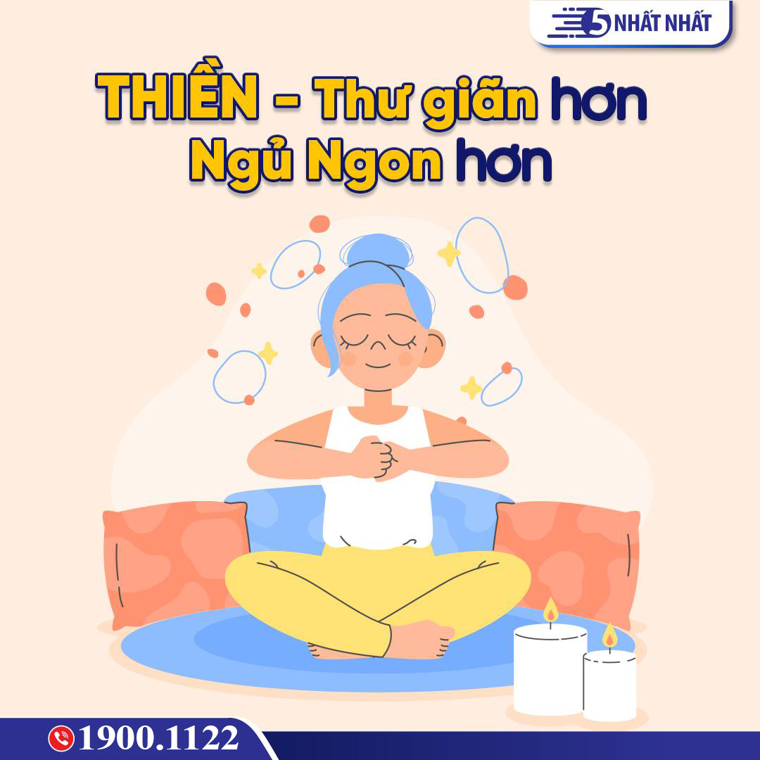 Thiền - Thư giãn hơn, ngủ ngon hơn